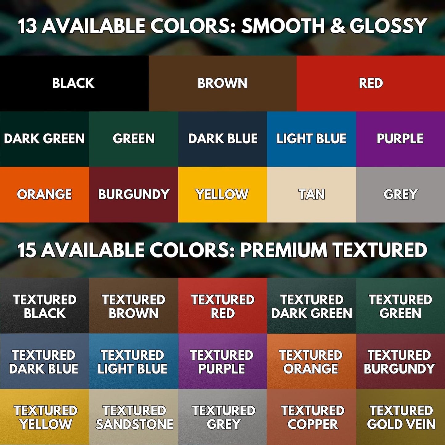 Heavy-Duty Outdoor Bench Thermoplastic Coated, Punched Steel, Commercial-Grade Garden Bench, Made in America (Portable with Back, 4 Ft, Textured Light Blue)