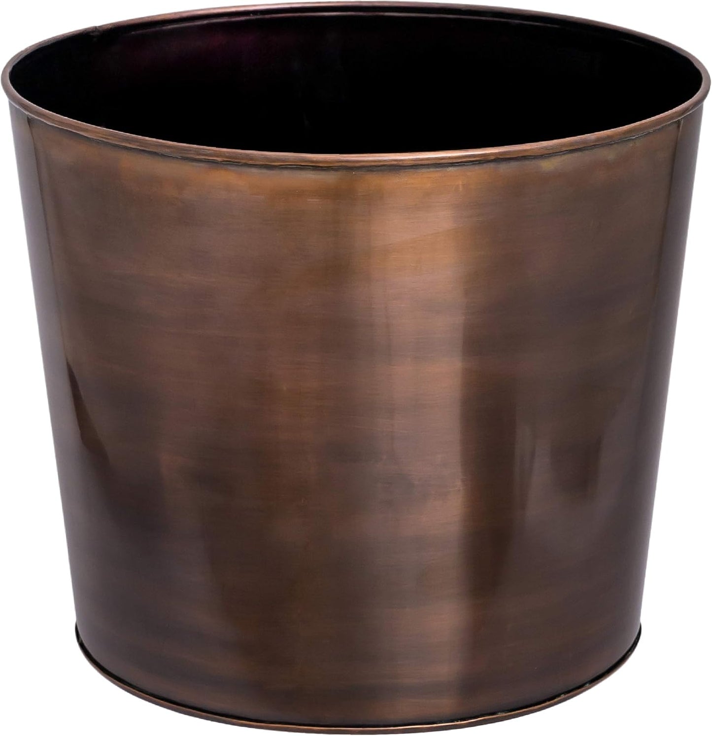 H Potter Large Tall Planter Pot Outdoor Indoor Copper Flower Decorative Weather Resistant Garden Deck Patio GAR568