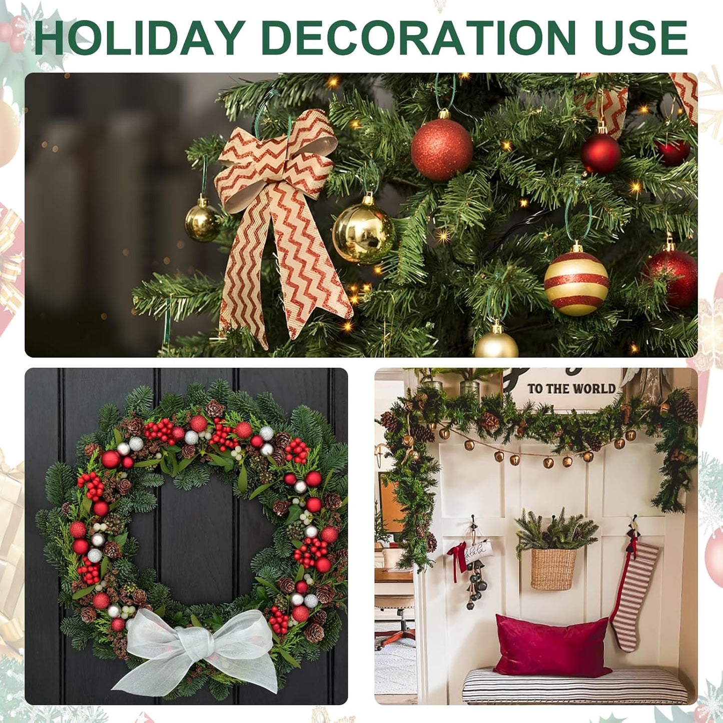 Green Zip Ties 6", 1000 Pack, Cable Ties UV Resistant, Wire Ties 25 lbs Tensile Strength for Garden, Plants, Holiday Lights, Yakobela