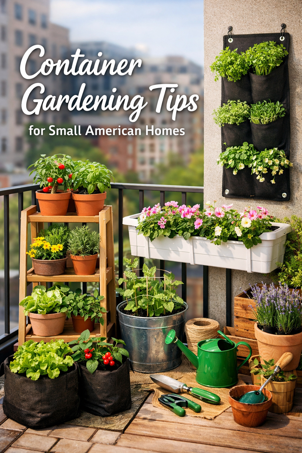 Container Gardening Tips for Small American Homes