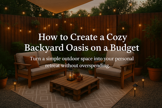 How to Create a Cozy Backyard Oasis on a Budget