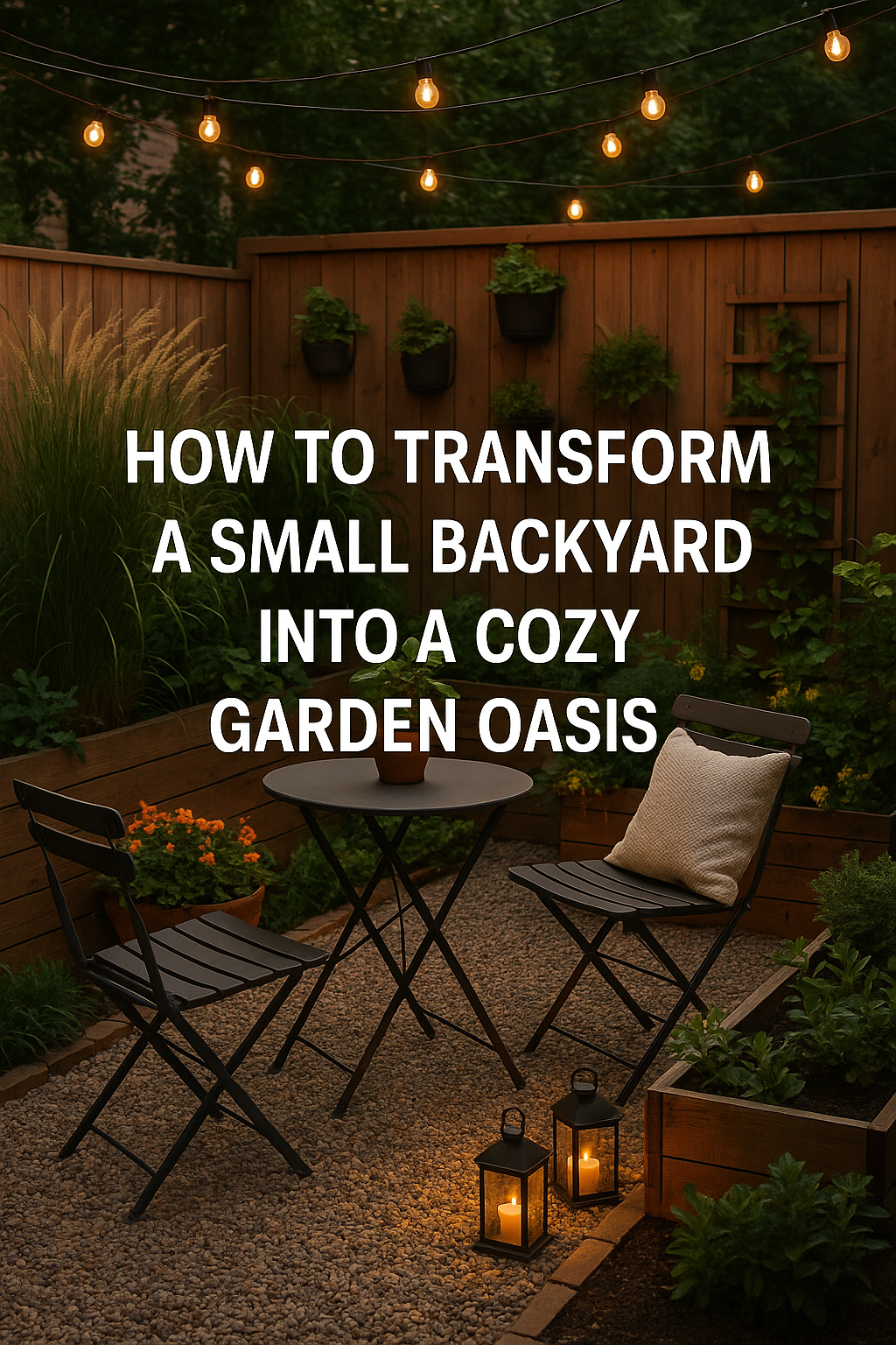How to Transform a Small Backyard into a Cozy Garden Oasis