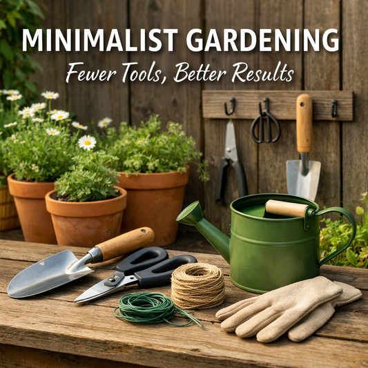 Minimalist Gardening: Fewer Tools, Better Results