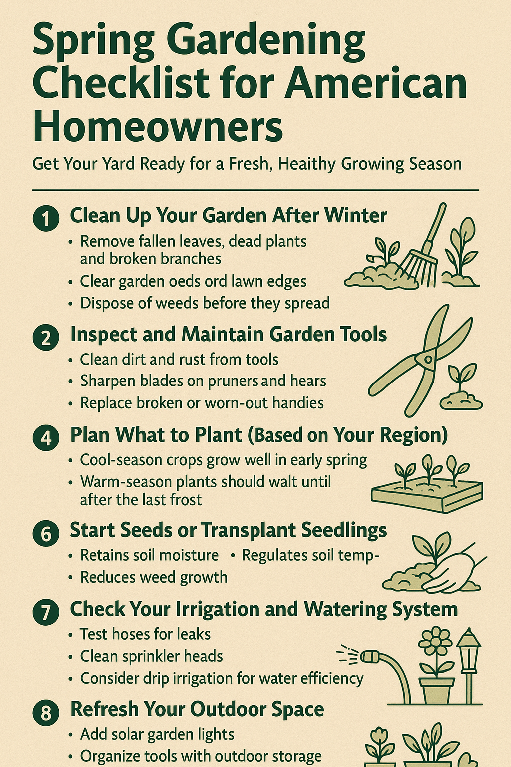 Spring Gardening Checklist for American Homeowners
