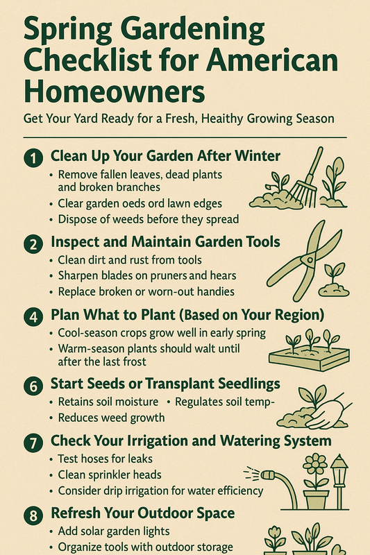 Spring Gardening Checklist for American Homeowners