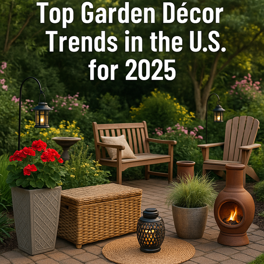 🌿 Top Garden Décor Trends in the U.S. for 2025