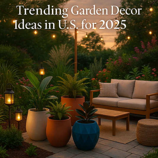 Trending Garden Decor Ideas in the U.S. for 2025