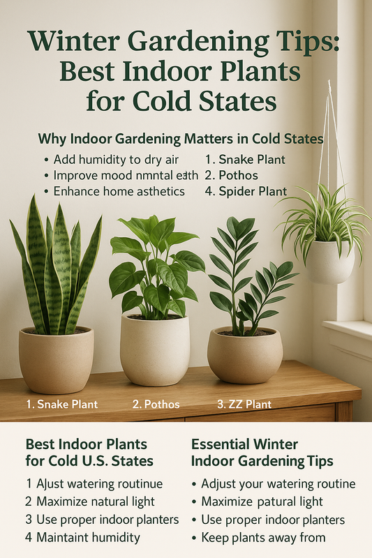 Winter Gardening Tips: Best Indoor Plants for Cold States