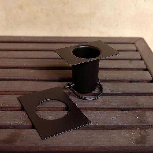 Nutshell Stores Flower Cups Rain Chain - Bronze - 11 Feet