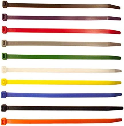 SYD 4 Inch length, 18lb Small size Self Locking Nylon Cable Zip Ties -1000 Piece (orange)