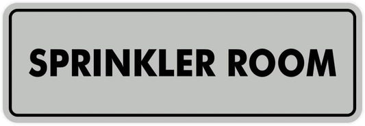 Signs ByLITA Standard Sprinkler Room Sign (Lt Gray) - Medium