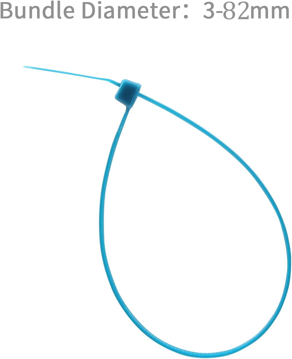 XINGO 1000 PCS Blue Zip Ties 12 Inch, 60 LBS Tensile Strength, Self-Locking Nylon Plastic Nylon PA66 Wire Ties for Indoor and Outdoor Use