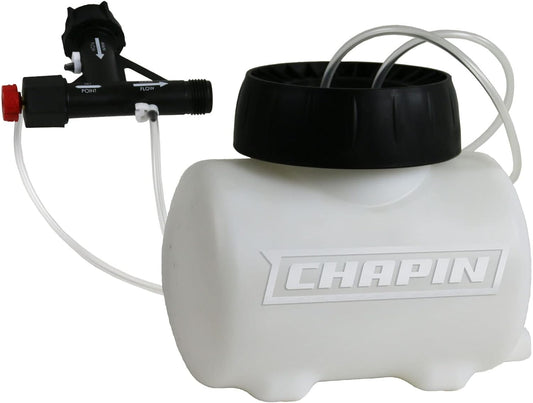 Chapin 4710 1-Gallon HydroFeed in-Line Fertilizing Injection System for Sprinklers and Direct Hose Use, 1-Pack, Translucent White
