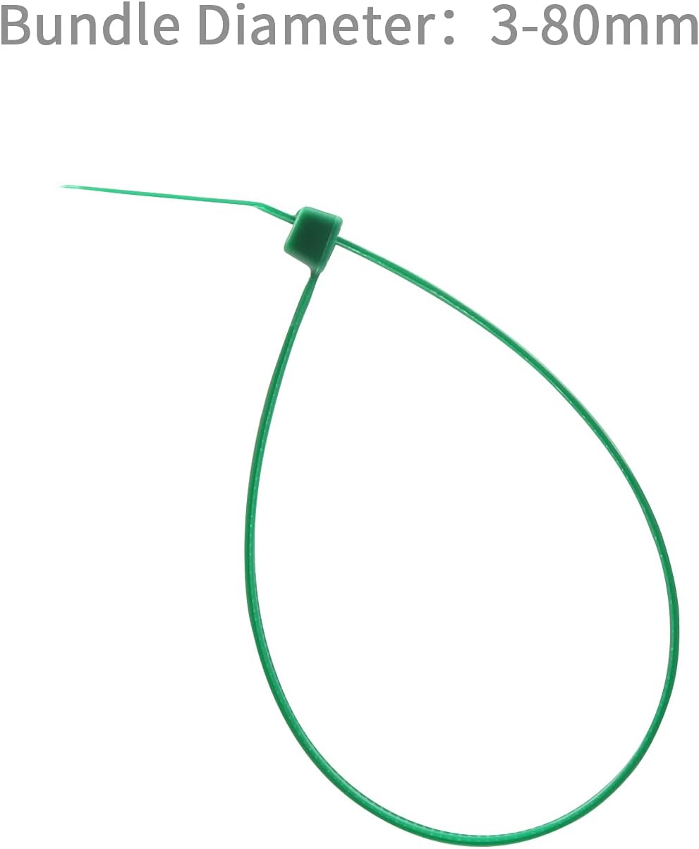 XINGO Nylon Cable Zip Ties Self Locking Plastic Wire Ties with 40 Lbs Tensile Strength for Indoor and Outdoor 12 Inch 500 Pack Green