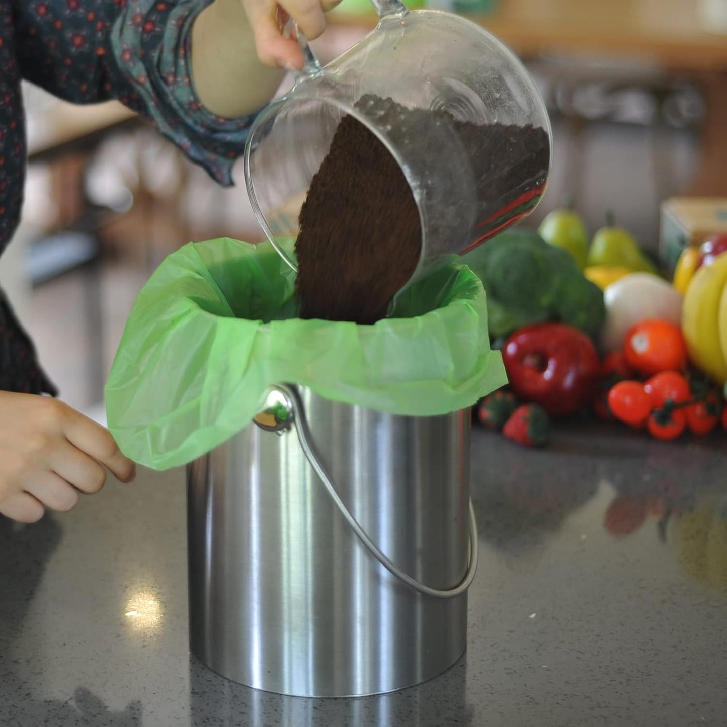 Compostable Trash Bags, Small 2.6 Gallon, 270 Count, 0.72 Mils Thick, Eco Friendly, ASTM D6400 & BPI Certified, Composts Food Scraps, No Leaks