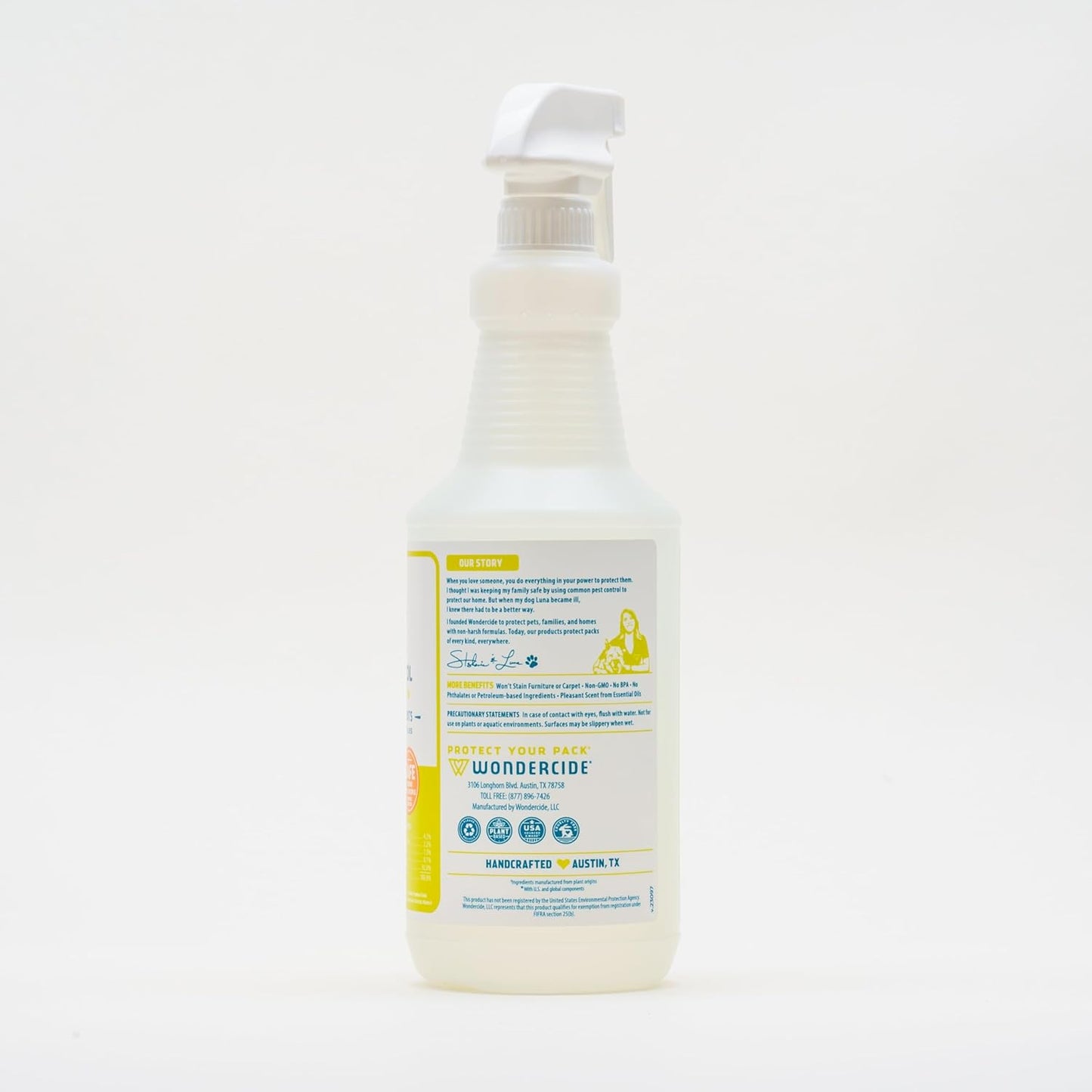 Wondercide - Indoor Pest Control Spray for Home and Kitchen - Ant, Roach, Spider, Fly, Flea, Bug Killer and Insect Repellent - with Natural Essential Oils - Pet and Family Safe — Lemongrass 16 oz