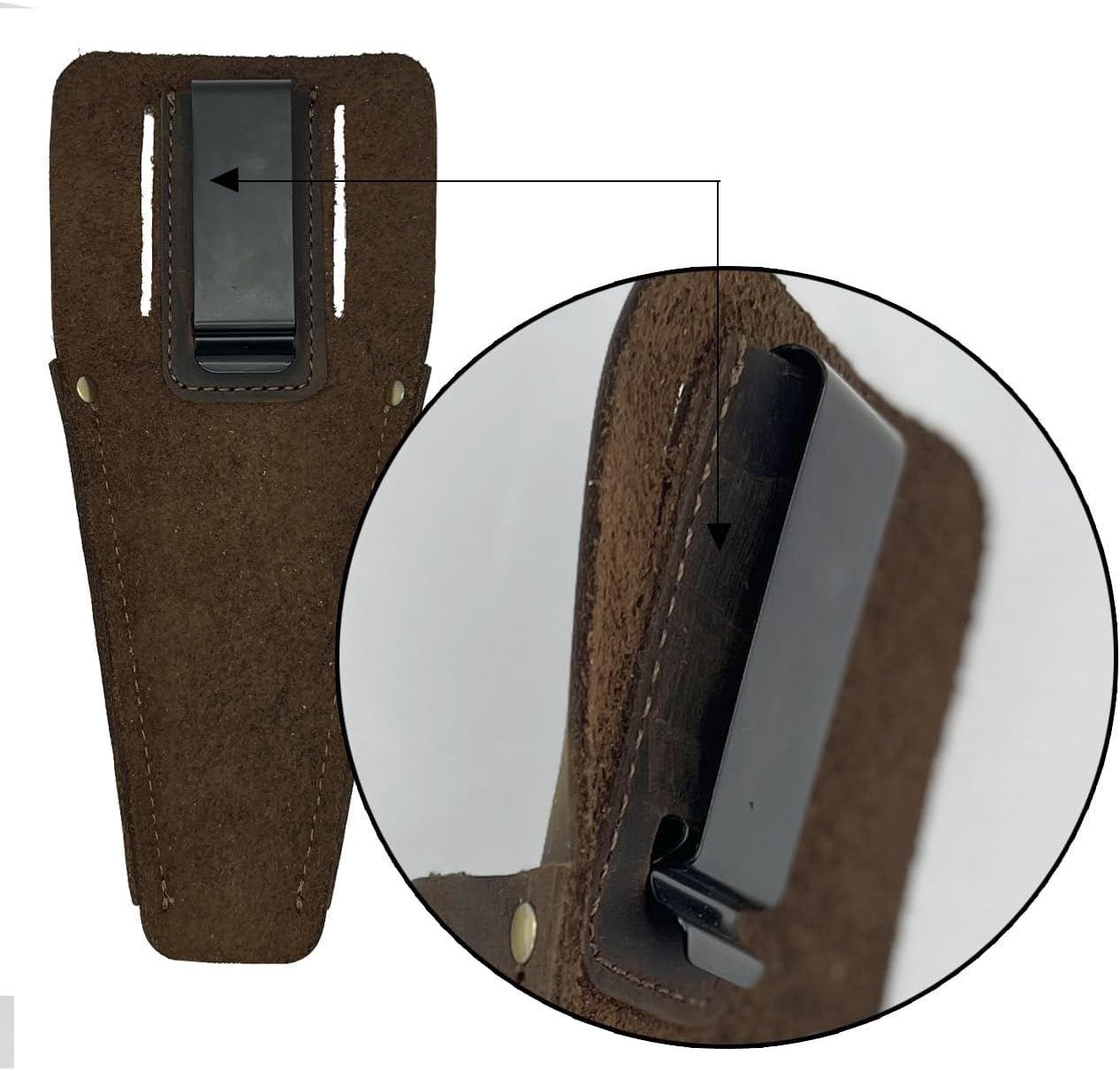 Garden Leather Pruner Sheath,Tool Holster for Gardening Pruning Shears,Durable Scissor Protector Cover