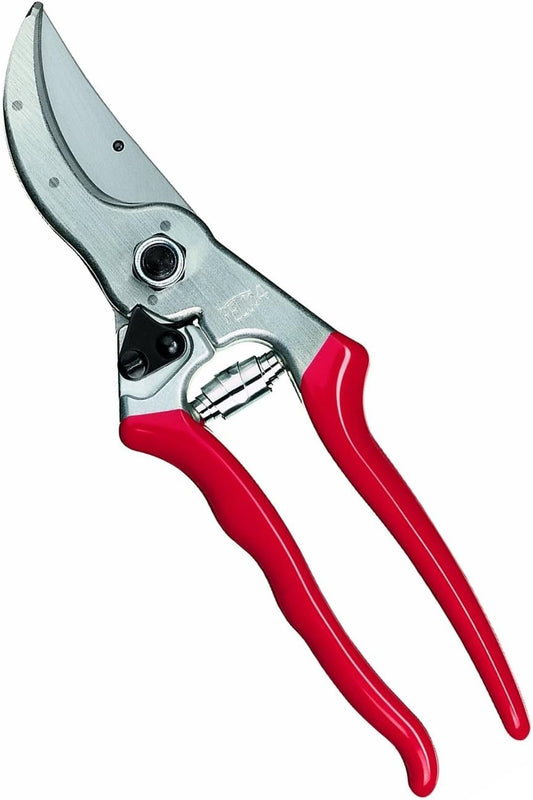 Felco F4 Pruning Shears – 9.25" Swiss-Made Garden Clippers for Pruning | Hand Pruners for Gardening | Garden Tool Cutter with Precision Bypass Blade, Aluminum Body, Replaceable Parts, Nut/Bolt Model