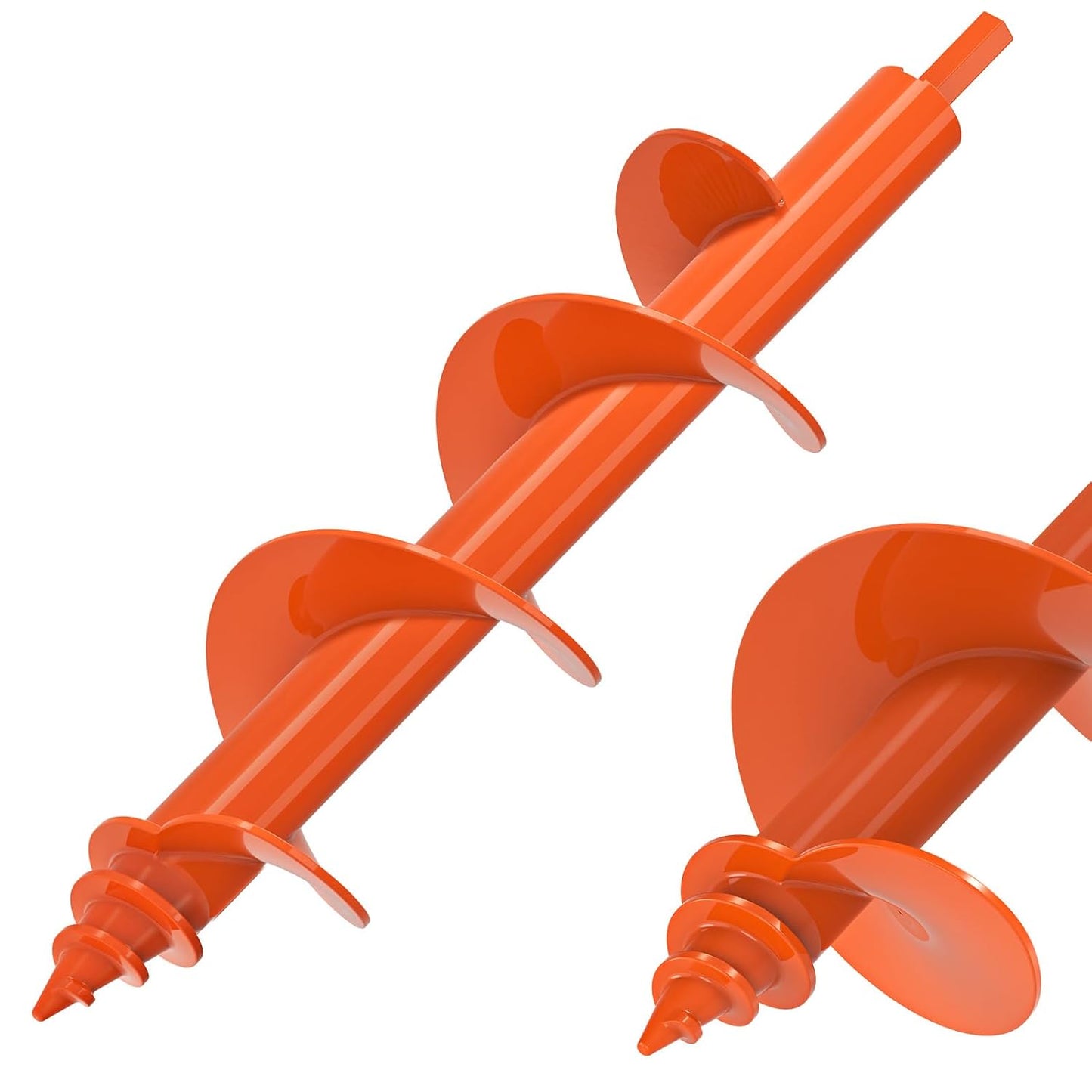 Threaded Auger Drill Bit Pro, 3''x 12'' Garden Auger with Self-Tapping Screw & Reinforced Weld, 3MM Heavy Duty Spiral Drill Bit for Drill, for Bulbs Flowers Plants Post Hole Digger