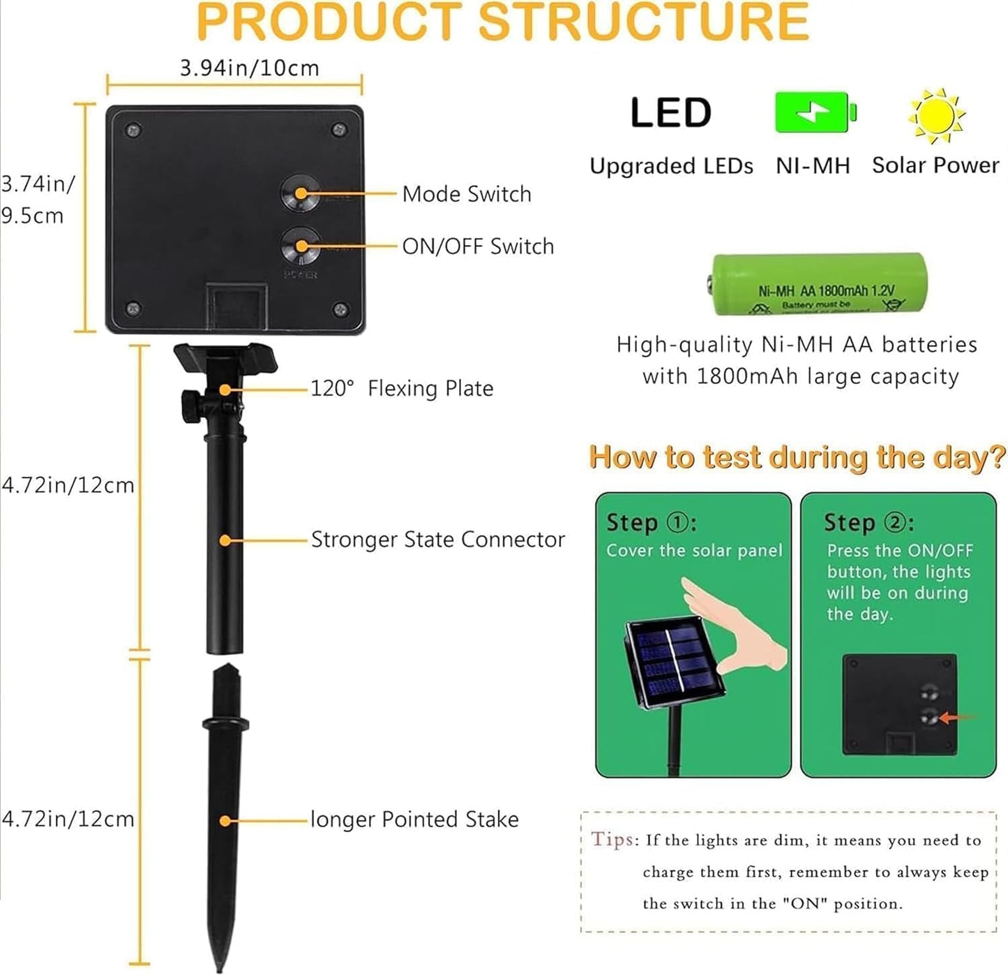 Multicolor Solar Christmas Lights 2Pack Total 180FT 500LED, String Light Outdoor Waterproof, Auto On/Off with 8 Modes Solar Twinkle Lights for Outside Tree Christmas Decorations (Multicolor)