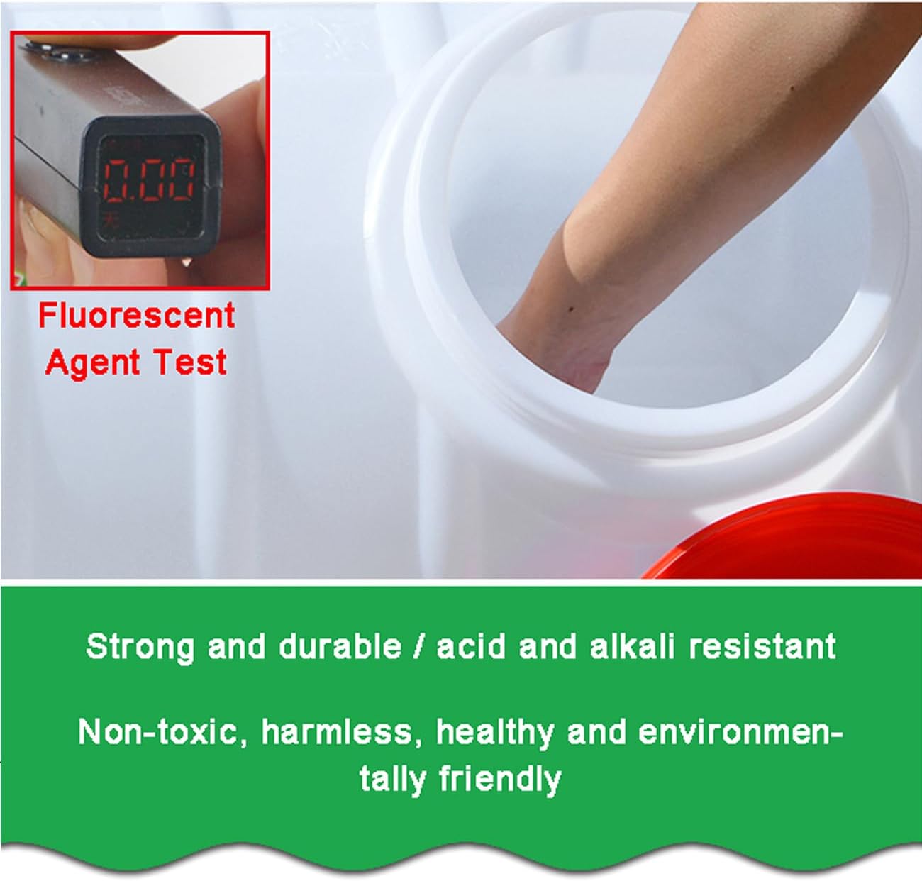 Heavy Duty Water Container Plastic Water Storage Carrier with Tap 50l 80l 110l 200l Water Tank Water Bottle Dispenser for Camping Caravan Hiking Outdoor(Size:110L)