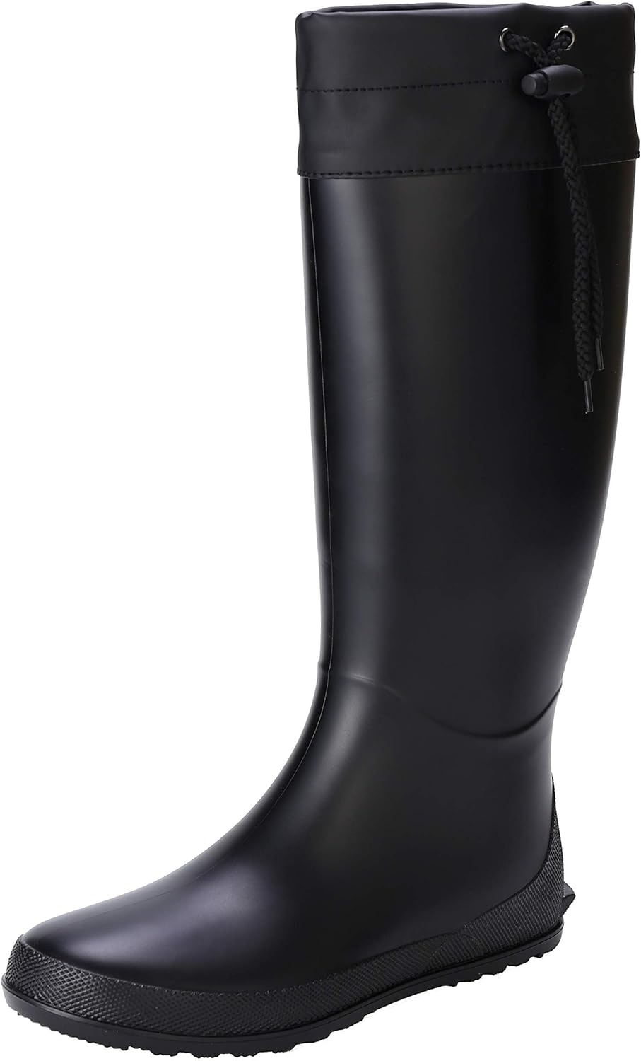 Asgard Packable Tall Rain Boots for Women Waterproof Rubber Garden Boots Ultra Lightweight Flat Mud Boots- NOT FOR WIDE CALF