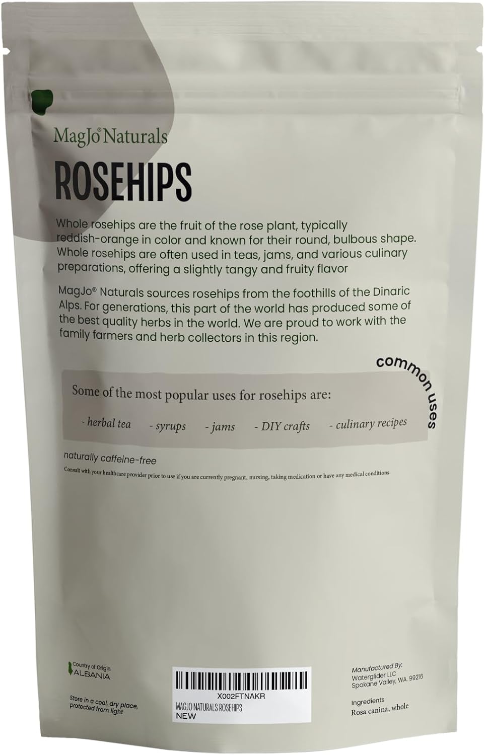 Whole Rosehips | Wild Harvest from Eastern Europe