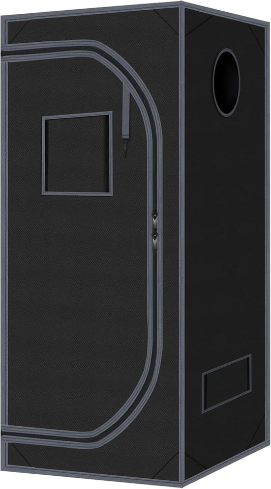 Grow Tent 36"x36"x72" 600D Mylar Hydroponic High Reflective Grow Tents for Indoor Plant Growing 3x3