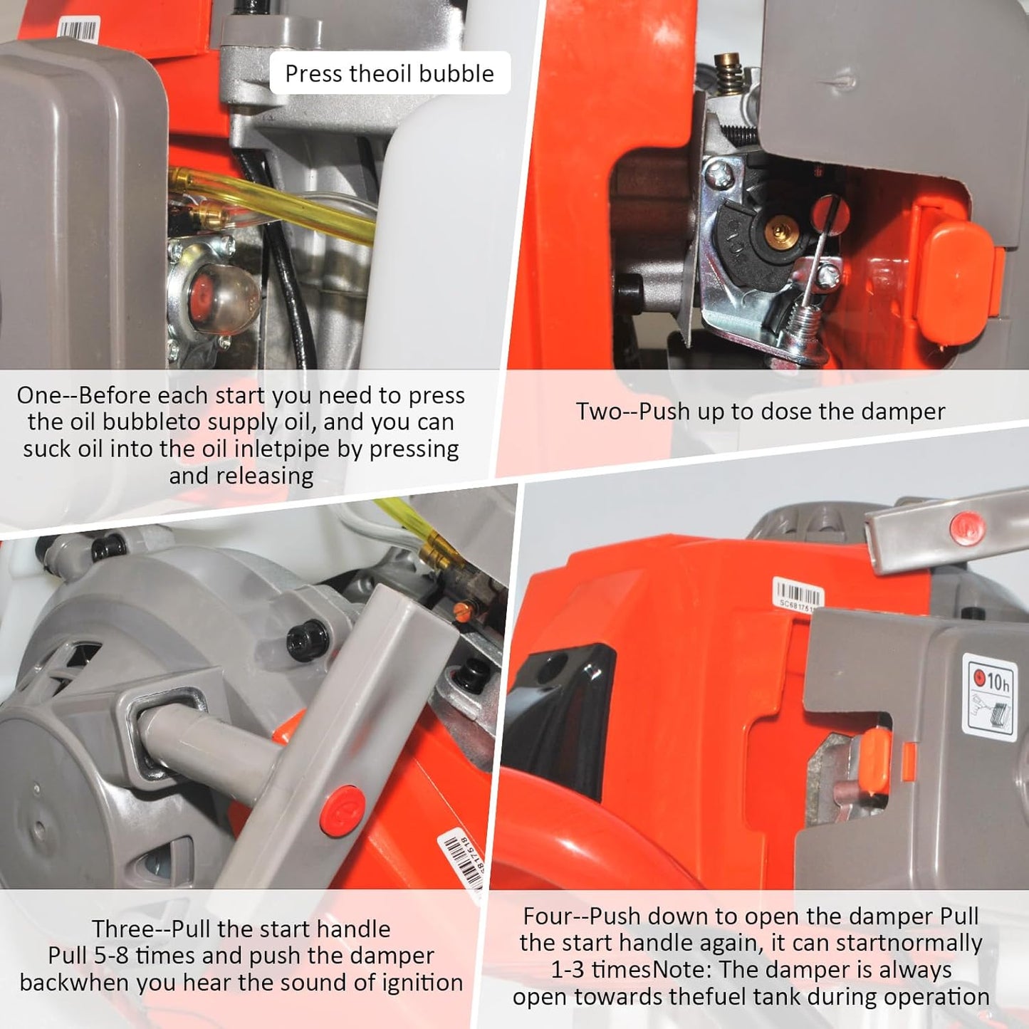 72cc 4HP Post Hole Digger Gas Powered, Gas Earth Auger/Ice Auger, with 3 Drill Bits 4"/8"/12" + 2 Extension Bar, One Man Earth Auger for Planting Fence, EPA Compliant Post Hole Auger