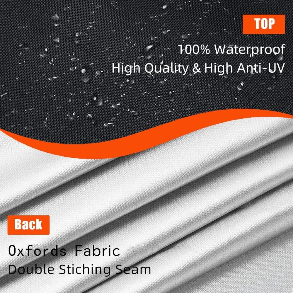 Fire Pit Cover, 28 inch Firepit Covers Square Gas Fireplace Oxford Fabric Square Fire Pit Table Propane Fire Pit for Outdoor Patio Garden- 28 X 28 X 25 inch