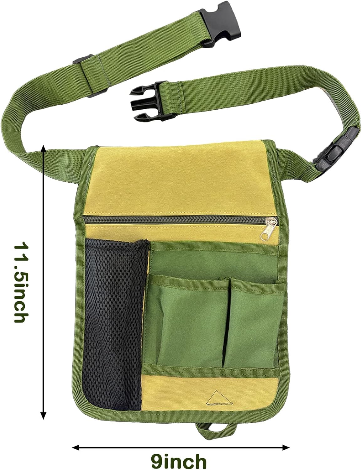 Heavy-Duty Tool Belt Pouch with Belt Clip - Adjustable Work Apron for Electricians, Carpenters, Technicians, Construction & Gardening - Durable Utility Organizer for Men & Women, Compact & Lightweight