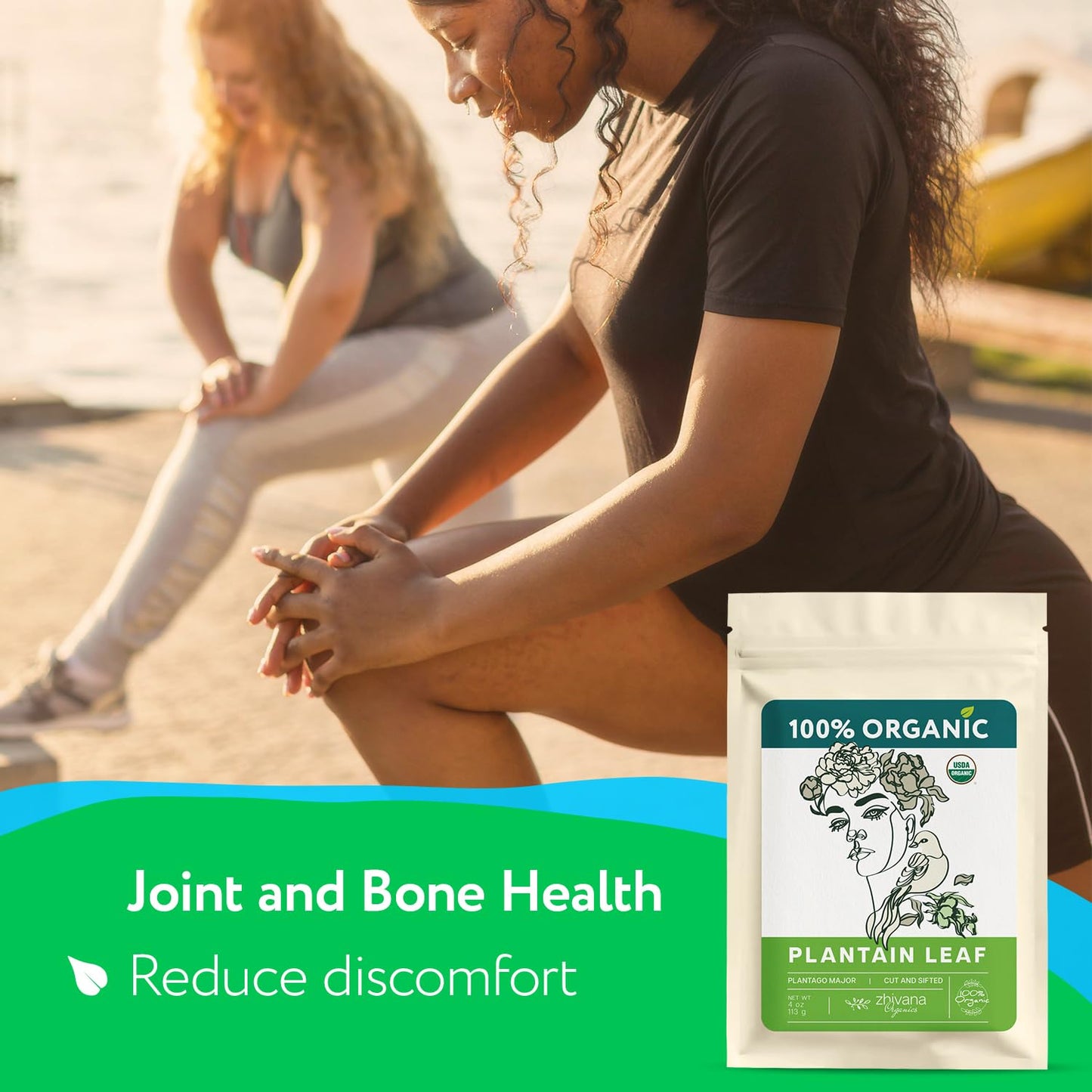 Plantain Leaf Organic (4 oz.) – Broadleaf Plantain Tea Loose Leaf (Plantago Major) – Llanten Planta Medicinal - Herbal Tea for Digestion, Respiratory Health & Detox