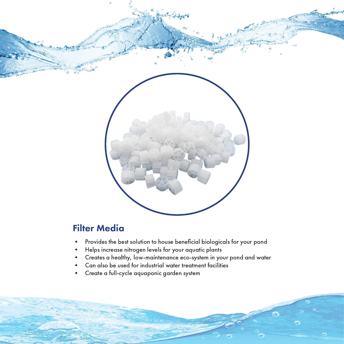 HALF OFF PONDS Simply Clear PRO Koi Pond Filter System with 2HP Blower – Filters Ponds Up to 18,000 Gallons – Bio Comb Media, 6-Way Valve, Pressure Gauge - Mechanical & Biological Filtration