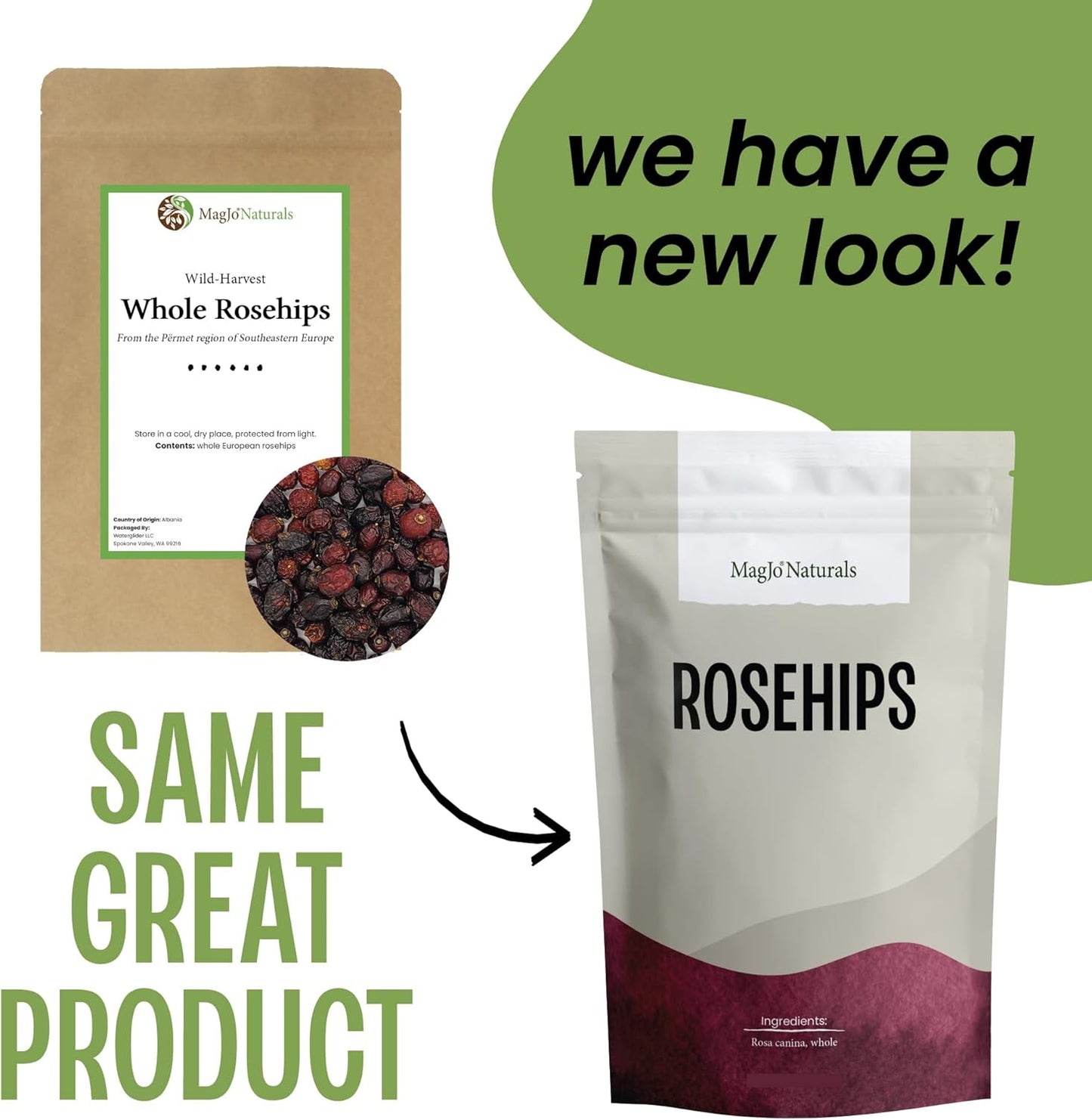 Whole Rosehips | Wild Harvest from Eastern Europe