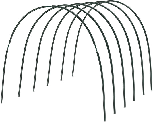 Gardzen Garden Hoops, DIY Greenhouse Hoops for Raised Beds, Row Cover, Garden Netting 72PCS