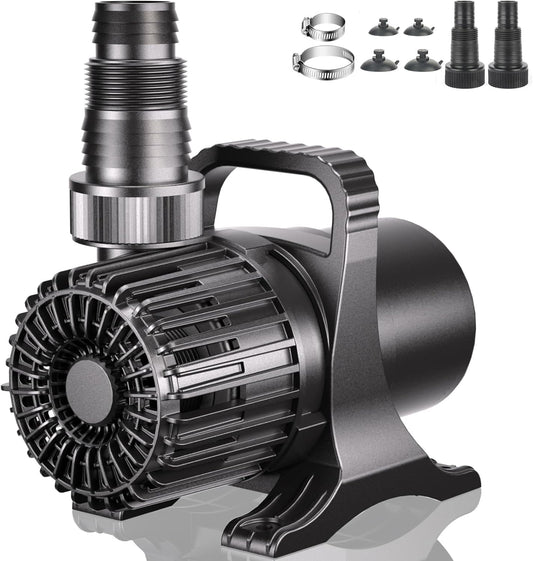 WaterRebirth (2200GPH-120W,UL listed) High Flow Large Fountain Submersible Water Pond Sump Pump Aquarium Electric Waterfall Pump Outdoor PS-2200