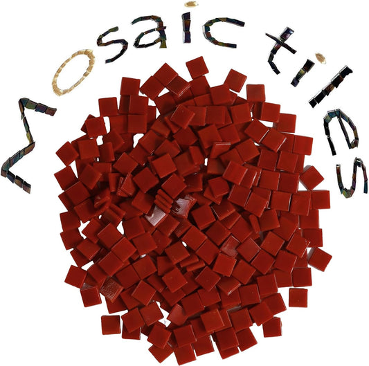 SMEIINIK 1.1lb Bulk Single Iridescent Color Mosaic Tiles for Crafts, Glass Mosaic Pieces for Mosaic Puzzles, Stained Glass Tiles for Mosaic DIY, Mosaic Making Supplies(AJ97-37)