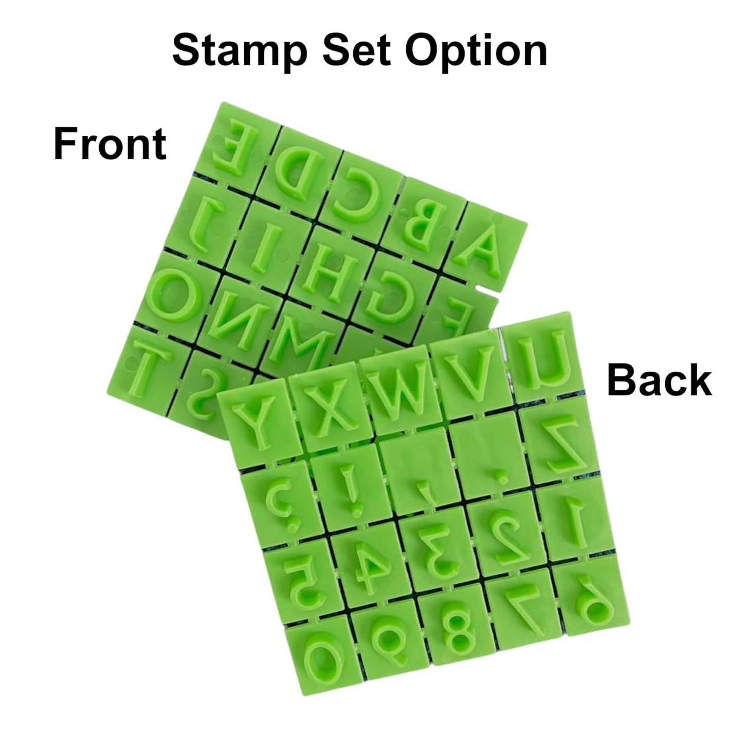 DIY Stepping Stone Kit with Color Pigment, Handprint Stepping Stone, Mother's Day Gift, Footprint Stepping Stone (8 Inch + Stamp Set, Gray)