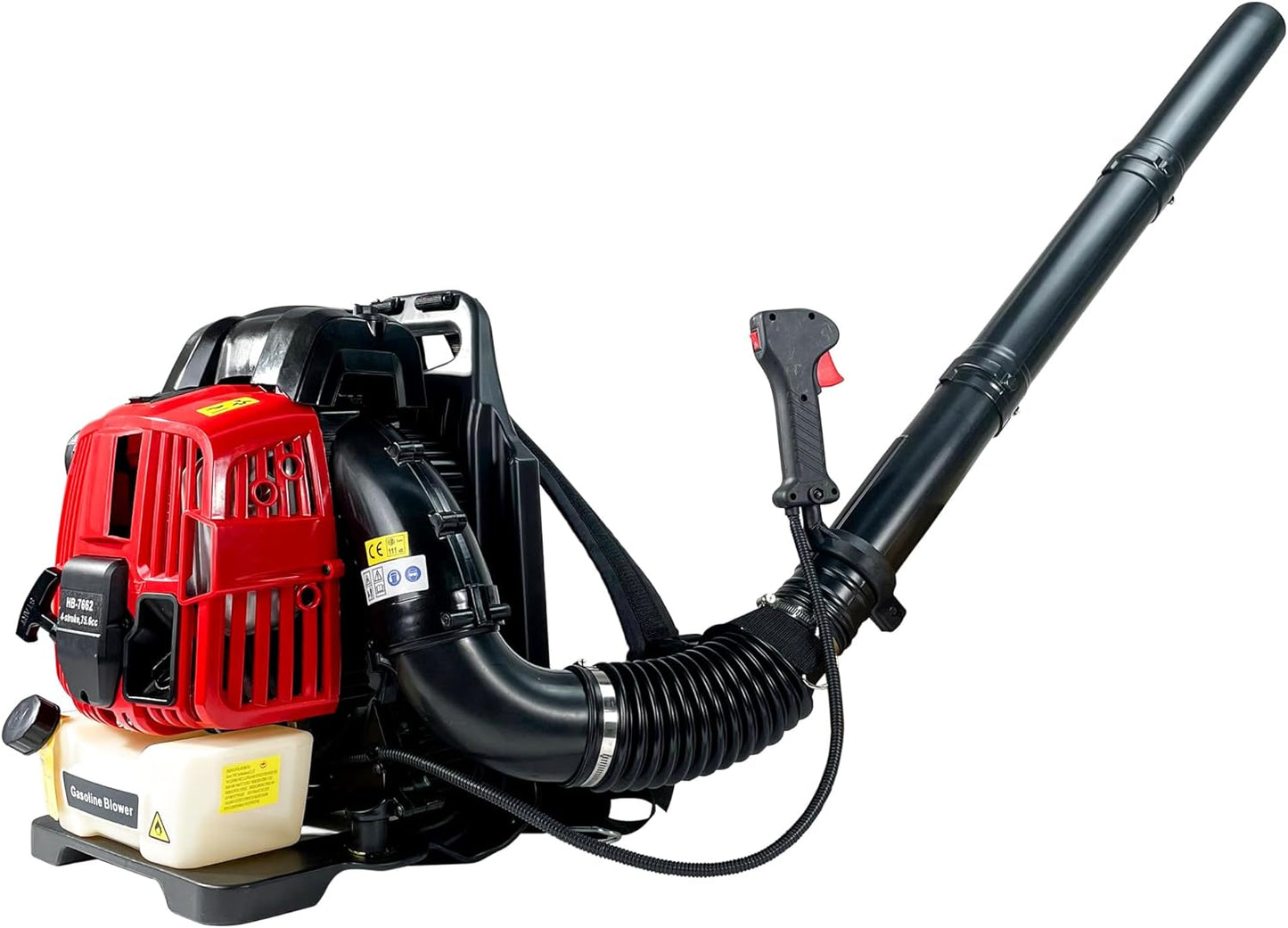 Backpack Gas Leaf Blower,76CC,660CFM,200MPH,4 Stroke Air Cooling Gas Backpack Grass Blower,Snow Blower EPA Compliant
