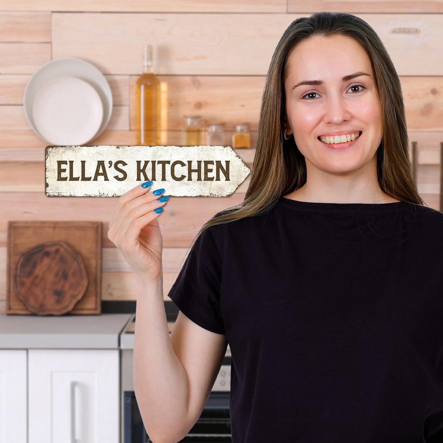 Rustic Custom Sign, Personalized Metal Signs, Gift for Him Men Dad, Man Cave, Indoor and Outdoor Use 3x12 Inches, ACM Right, Fade Resistant, Made in USA by Sigo Signs