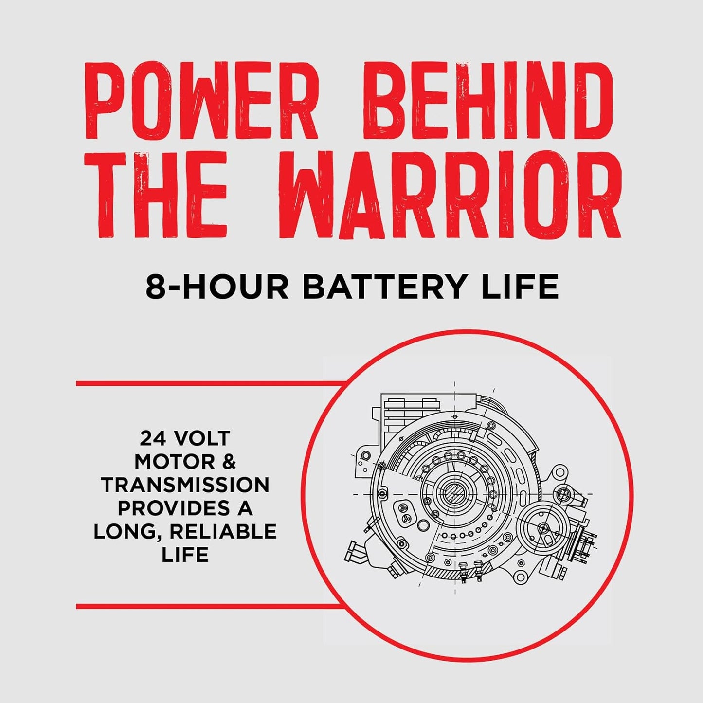 Electric Powered Wheelbarrow 350 LBS Capacity and 6 Cu FT Poly Tray 8 Hour Battery Life