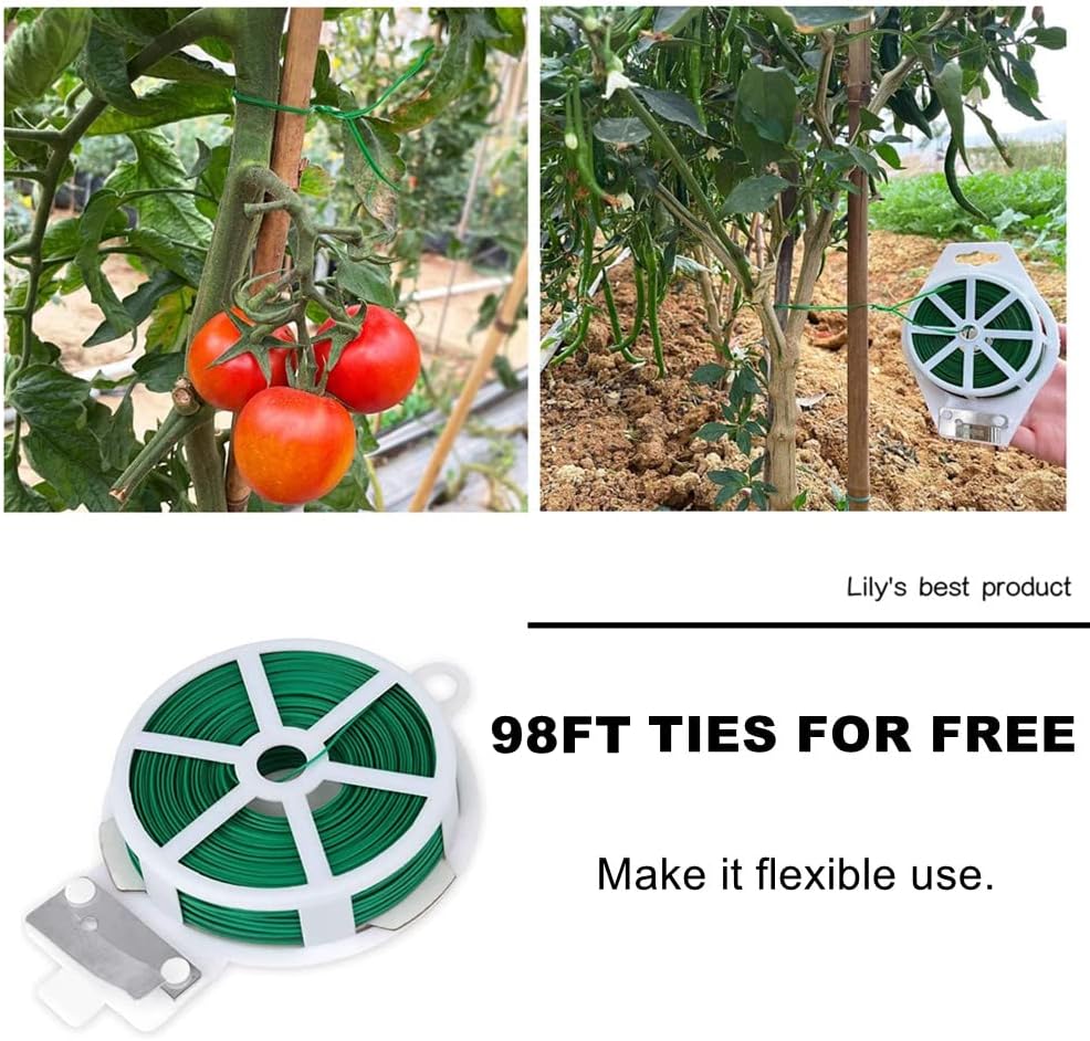 HOPELF 50 Pack 2ft Bamboo Plant Stakes for Wood Garden Sticks，Wooden Plant Supports，Bamboos，Bamboo Trellis，Crafts, More Size Choices 8"/12"/16"//2'/3'/4'/5'/6'