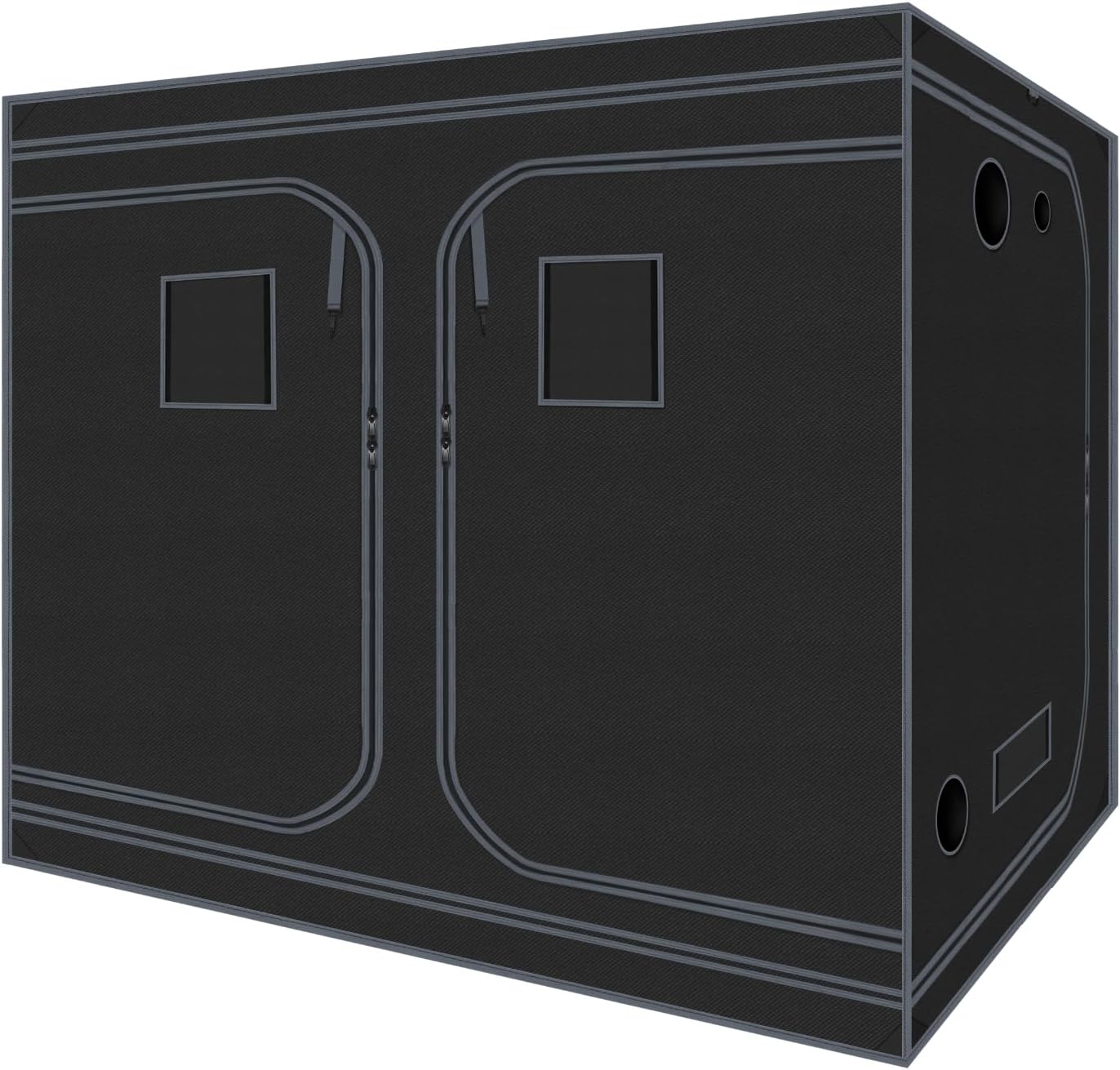 Grow Tent, 120"x60"x78" Hydroponic Mylar Grow Tent Reflective Garden Growing Dark Room with Observation Window, Removable Floor Tray for Indoor Plant Growing 10x5