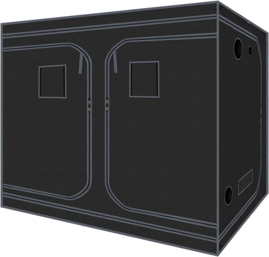 Grow Tent, 120"x60"x78" Hydroponic Mylar Grow Tent Reflective Garden Growing Dark Room with Observation Window, Removable Floor Tray for Indoor Plant Growing 10x5