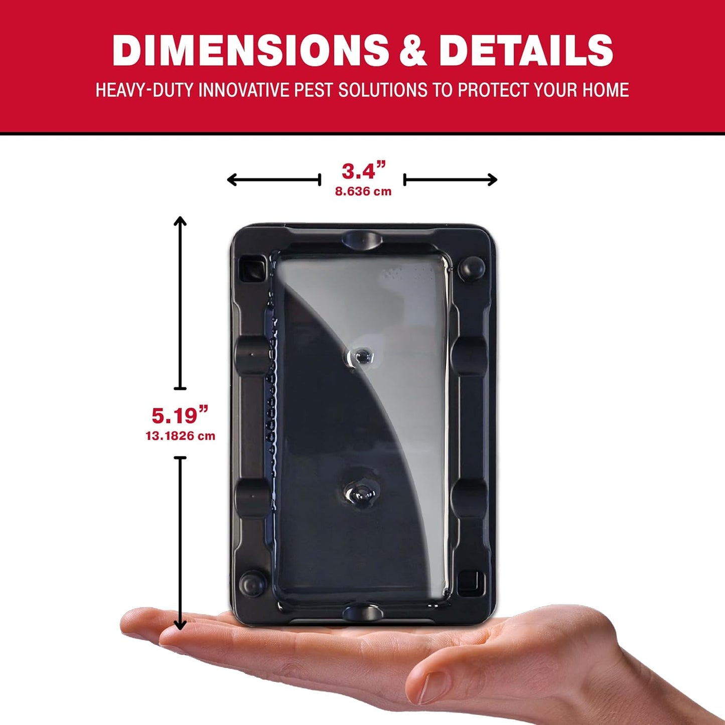 Catchmaster Mouse & Insect Glue Traps 8-Pk, Adhesive Rodent & Bug Catcher, Mouse Traps Indoor for Home, Sticky Glue Boards for Mice and Insects, Pest Control for House & Garage