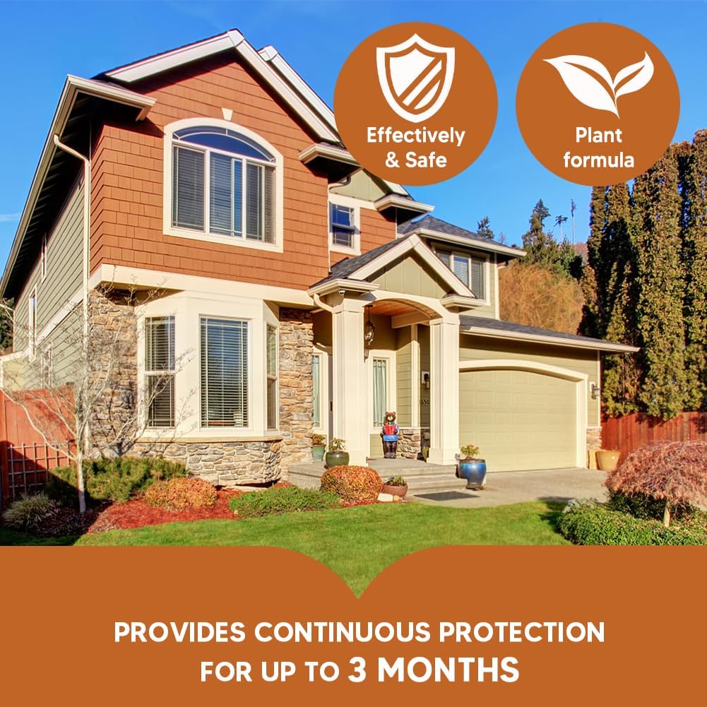 Mosquito Repellent Outdoor Patio, Mosquito Repellents Indoors, Natural Mosquito Repellent Balls, Mosquitoes Repellant for Yard/Camping, Mosquito Deterrent,120 ft² and 60-90 Days-8P