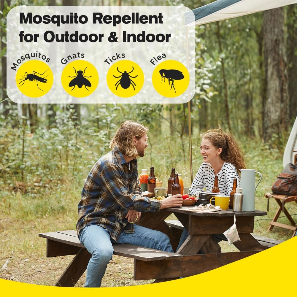 Mosquitoes Repellent Outdoor Patio, Mosquitos Repellant Indoor, Mosquito Deterrent Indoor,Mosquito Control for Room, Mosquito Repellents for Yard/Camping/Home/Travel 12-Pack
