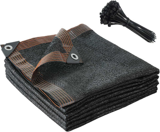 40% Shade Cloth for Garden, 20×20FT Plant Shade Cloth with Grommets Mesh Tarp for Greenhouse, Dog Kennel Cover, Chicken Coop, Patio Plants Outdoor Sun Shade