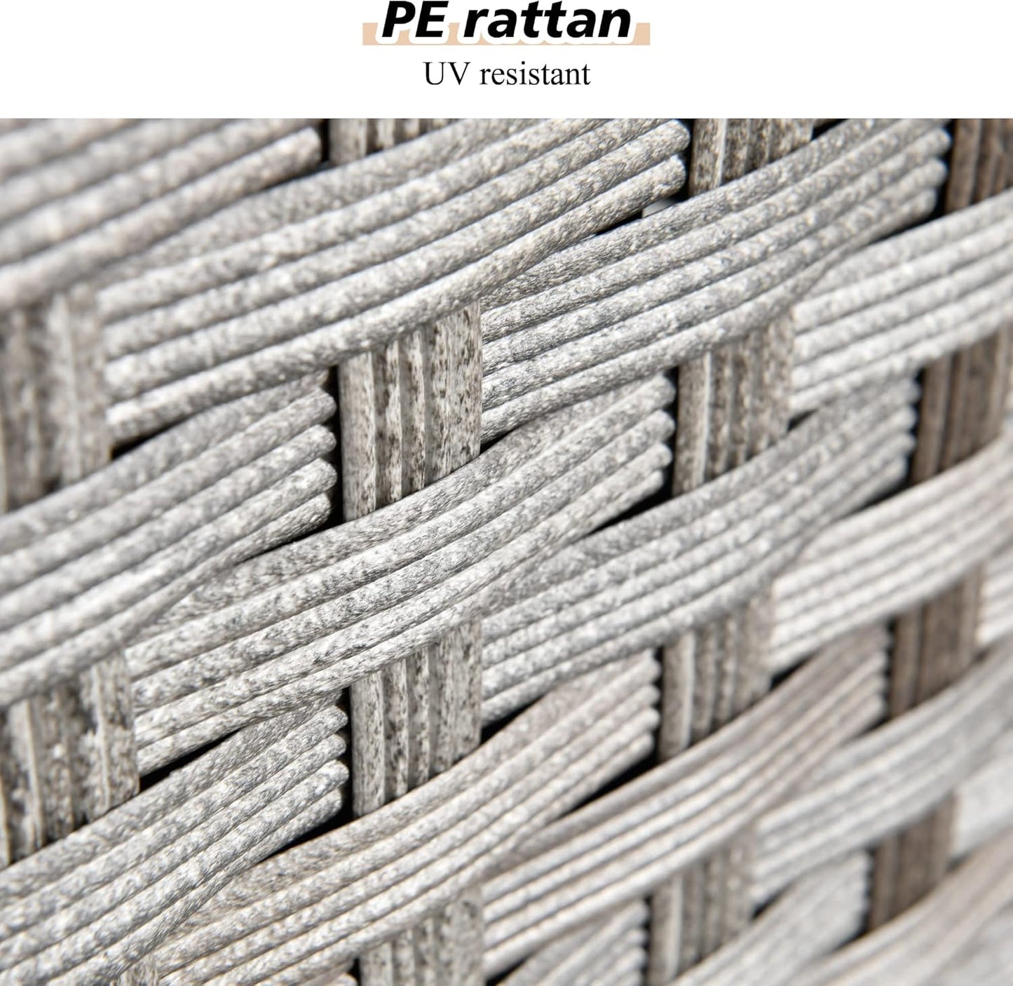 HOOOWOOO 9 Piece Modular Patio Outdoor Sectional Furniture Set with Large Propane Fire Pit Table,Wicker Conversation Sofa Set with Swivel Chairs,Outside Couch Set(Beige)