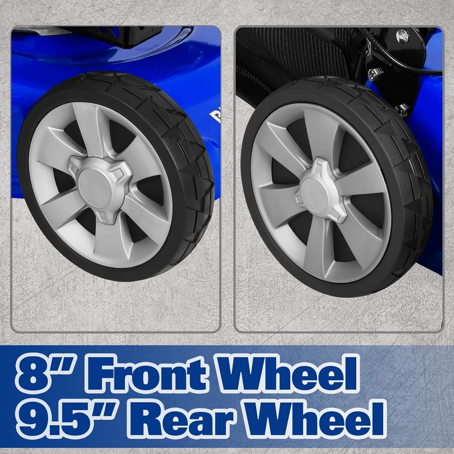 BILT HARD 21 Inch Self Propelled Gas Lawn Mower, 201cc 4-Cycle OHV Engine, 3-in-1 Functions (Bagging, Mulching and Side Discharge) with 8-Positions Adjustable Cutting Height, Easy Start